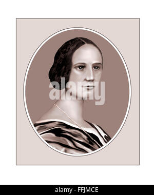 Ada Lovelace, matematico, Ritratto Foto Stock