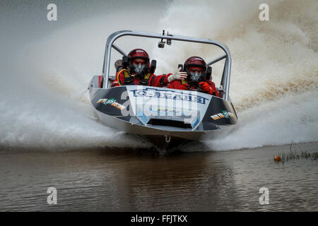 Round 6 del AFISA V8 Superboat campionato a Round Mountain Raceway, Cabarita Beach, NSW Foto Stock