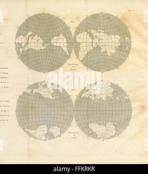 24 di "Principi di geologia ... Ristampati dalla sesta edizione in lingua inglese, etc' Foto Stock