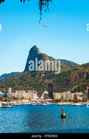 Baia Guanabara. Rio de Janeiro. Il Brasile Foto Stock