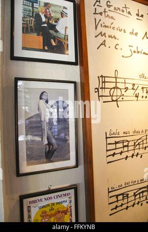 Garota de Ipanema ristorante. Ipanema. Rio de Janeiro. Il Brasile Foto Stock