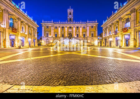 Il Campidoglio, il Campidoglio, Roma, Italia. Foto Stock