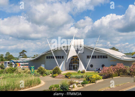 Isola di dinosauri un museo paleontologico a Sandown Culver Parade, Isle of Wight, Sud Inghilterra Foto Stock