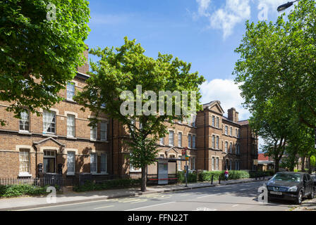 Du canna Road, Londra. Alloggi sociali. Foto Stock