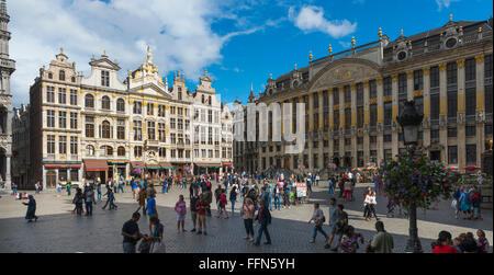 La Grand Place di Bruxelles, Belgio, Europa Foto Stock
