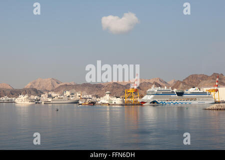 AIDA Stella crociera in Muscat Oman Foto Stock