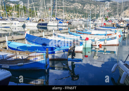 Saint Jean Cap Ferrat, Provence alpes Côté d'azur, Francia, Europa, bord de mer Foto Stock