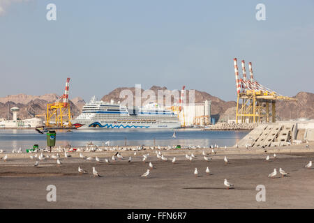 AIDA Stella crociera in Muscat Oman Foto Stock