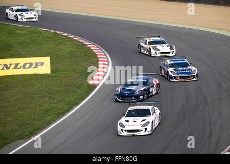 Michelin Ginetta GT4 Supercup gara Marzo 2014 Foto Stock