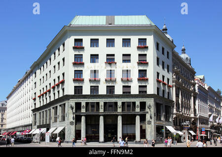 Geografia / viaggi, Austria, Vienna, Loos edificio (Looshaus), costruito: 1909 da Adolf Loos, Additional-Rights-Clearance-Info-Not-Available Foto Stock