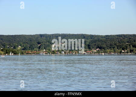 Geografia / viaggi, in Germania, in Baviera, a Herrsching Ammersee, townscape, Additional-Rights-Clearance-Info-Not-Available Foto Stock