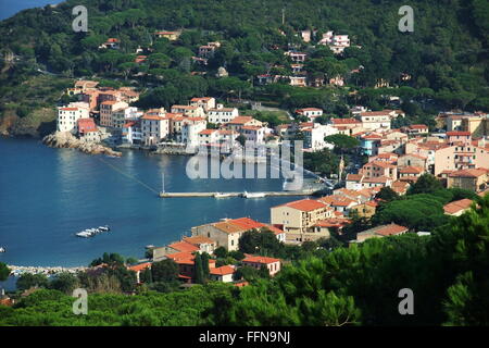 Geografia / viaggi, Italia, Isola d'Elba, Marciana Marina, townscape, Additional-Rights-Clearance-Info-Not-Available Foto Stock