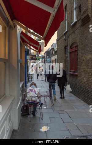 Vicolo di Soho London REGNO UNITO Foto Stock