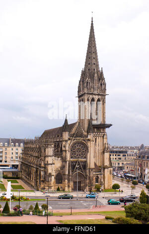 Cattedrale di Caen in Normandia Foto Stock