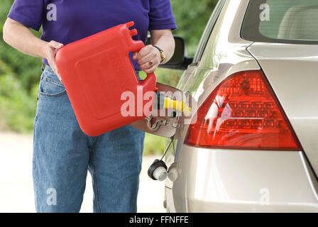 Senza benzina Foto Stock