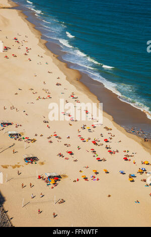 Spiaggia di Leblon. Rio de Janeiro. Il Brasile Foto Stock