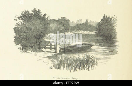 Questo libro documenta la famosa via dei pellegrini, un percorso storico da Winchester a Canterbury, illustrato da A. Quinton, che mostra i suoi monumenti, la sua geografia e il suo significato storico. Foto Stock