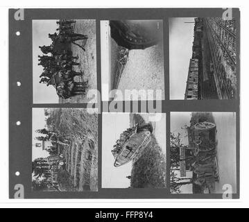 "Fondo. Canadian Official War Photographs, volume 4' è un libro d'epoca che mostra fotografie militari ufficiali canadesi, documenta eventi significativi e offre registrazioni visive della storia della guerra del Canada e dell'esperienza dei soldati. Foto Stock