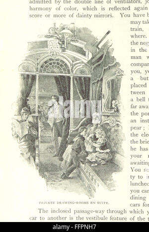 Questo libro d'epoca fornisce un resoconto dettagliato della partecipazione della Pennsylvania Railroad all'esposizione Colombiana, comprese le descrizioni di città chiave come New York, Filadelfia, Baltimora e Washington. Foto Stock