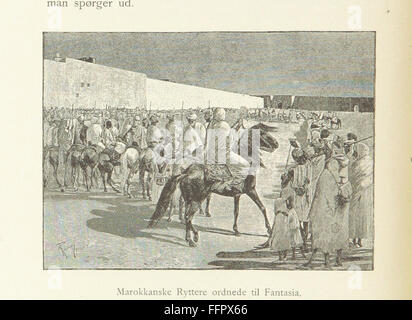 "Algeri og Sahara" è un libro d'epoca che esplora le regioni dell'Algeria e del deserto del Sahara. Include tavole e mappe, che offrono approfondimenti dettagliati sulla geografia, la cultura e i paesaggi di queste aree, catturando l'essenza dei diversi ambienti del Nord Africa. Foto Stock