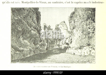 "La France pittoresque" è un libro francese d'epoca con illustrazioni dei pittoreschi paesaggi culturali della Francia, con particolare attenzione alle bellezze naturali e ai siti storici della nazione. Foto Stock