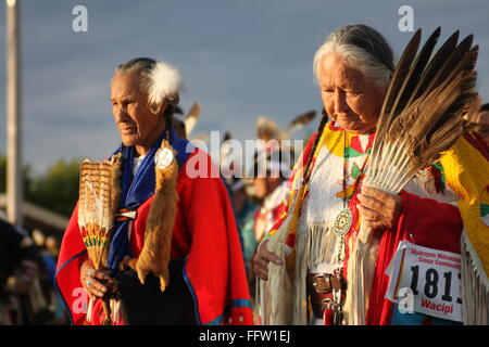 Shakopee Mdewakanton Sioux Comunità Wacipi Pow Wow, Native American dance festival - 20/08/2011 - Stati Uniti / MINNESOTA Foto Stock