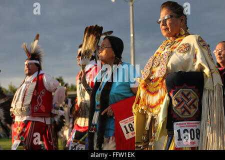 Shakopee Mdewakanton Sioux Comunità Wacipi Pow Wow, Native American dance festival - 20/08/2011 - Stati Uniti / MINNESOTA Foto Stock