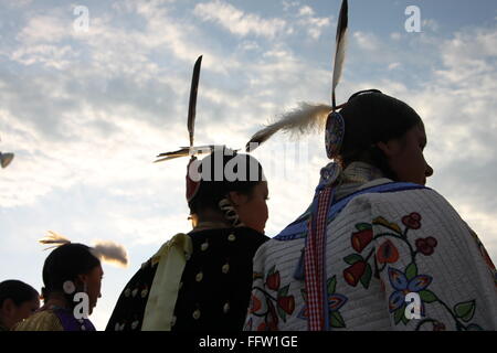 Shakopee Mdewakanton Sioux Comunità Wacipi Pow Wow, Native American dance festival - 20/08/2011 - Stati Uniti / MINNESOTA Foto Stock