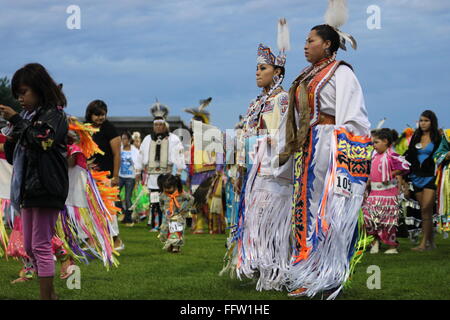 Shakopee Mdewakanton Sioux Comunità Wacipi Pow Wow, Native American dance festival - 20/08/2011 - Stati Uniti / MINNESOTA Foto Stock