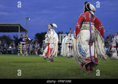 Shakopee Mdewakanton Sioux Comunità Wacipi Pow Wow, Native American dance festival - 20/08/2011 - Stati Uniti / MINNESOTA Foto Stock