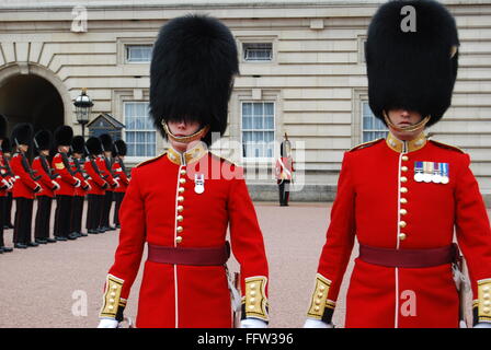 Londra - 04/05/2009 - Regno Unito / Inghilterra / Londra - il cambio della guardia a Buckingham Palace - Sandrine tonalità Foto Stock