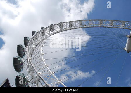 Londra - 26/02/2010 - Regno Unito / Inghilterra / London - London Eye - Sandrine Huet / Le Pictorium Foto Stock