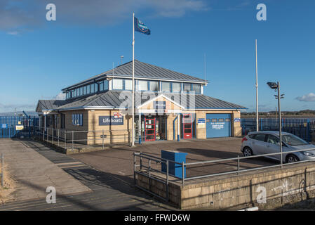 Fleetwood scialuppa di salvataggio Station Foto Stock