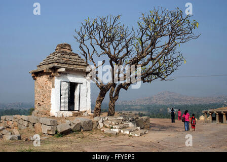 Hanuman temple di Hampi in Karnataka India Asia Foto Stock