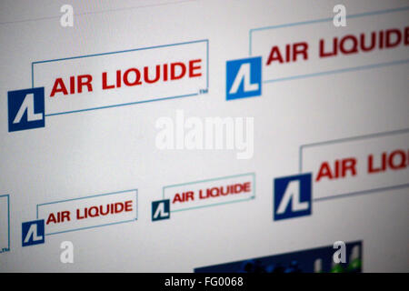 Markenname: "Air liquide". Foto Stock