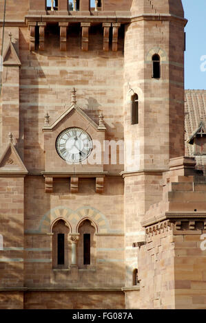 Rovinata nel terremoto 2001 , la Torre dell Orologio In Darbargarh Bhuj Kutch , Gujarat , India Foto Stock