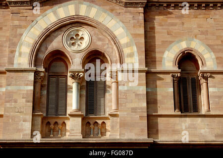 Rovinata nel terremoto 2001 , palace Darbargarh , Bhuj , Kutch , Gujarat , India Foto Stock