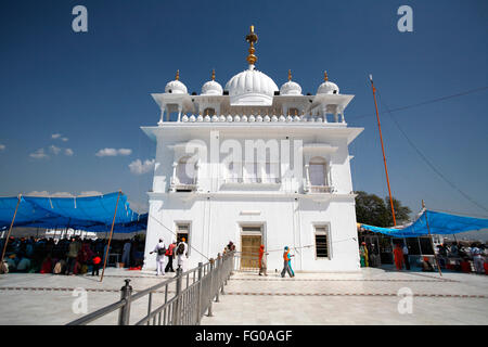 Anandpur Sahib gurudwara nel distretto di Rupnagar in Punjab ; India Foto Stock