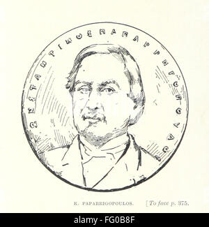 Un resoconto storico della lotta per l'indipendenza della Grecia e dei successivi progressi nel corso del XIX secolo, dal 1821 al 1897, illustrato con una mappa e 24 immagini. Foto Stock