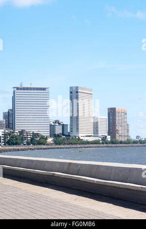 Air India Hilton tower Apsara appartamenti edifici residenziali Nariman Point Marine Drive Churchgate Mumbai Maharashtra Foto Stock