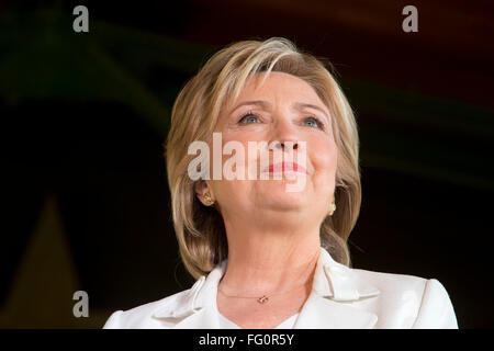 Noi candidati presidenziali Hillary Clinton le campagne in San Antonio, Texas su Ottobre 15th, 2015 Foto Stock