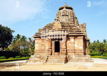 Raja Rani tempio di oro rosso , in arenaria Bhubaneswar , Orissa , India Foto Stock