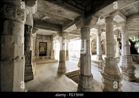 Adinath tempio Jain Ranakpur Rajasthan India Asia Giugno 2010 Foto Stock