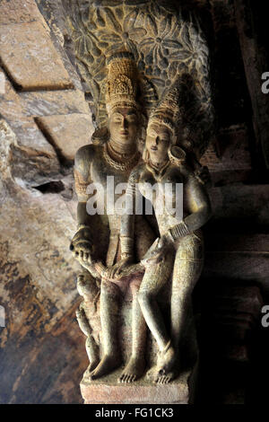 Grotta Paravasudeva Badami Bagalkot Karnataka India Asia Ott 2010 Foto Stock