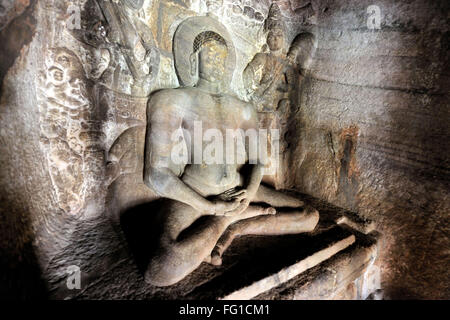 Tirthankara Jain Grotta Bagalkot Badami Karnataka India Asia Ott 2010 Foto Stock