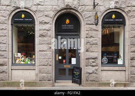 Nick Nairn Cook School di Aberdeen, Scozia. Foto Stock