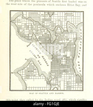 *Atlantis è nato* racconta le esperienze di un viaggiatore che esplora le regioni dell'Oregon e Washington nel Pacifico nord-occidentale. Il libro illustra le bellezze naturali, i monumenti culturali e le attività all'aperto della zona, illustrate con disegni che danno vita al viaggio. Foto Stock