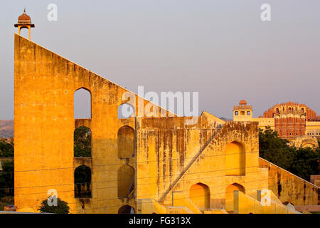 Osservatorio all'aperto di Jantar Mantar , Jaipur , Rajasthan , India , Asia Foto Stock