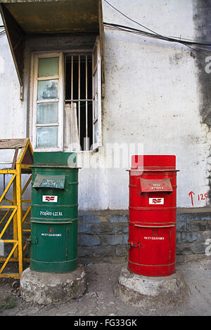 Le cassette postali , Bombay Mumbai , Maharashtra , India Foto Stock