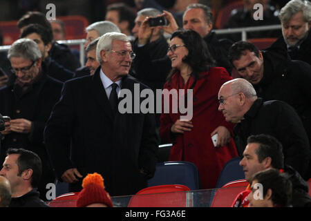 Roma, Italia. 17 febbraio 2016. in azione durante fotball match di UEFA Champions League 2015/2016 ultimo-16 tra a.s. Roma vs Real Madrid presso lo Stadio Olimpico su Februry 17, 2016 in Roma. Credito: marco iacobucci/Alamy Live News Foto Stock